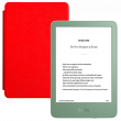 Amazon Kindle 11 2024 16Gb Special Offer Green с обложкой Red Amazon Kindle 11 2024 16Gb Special Offer Green с обложкой Red