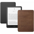 Amazon Kindle PaperWhite 12 2024 16Gb Black с обложкой Leather Premium